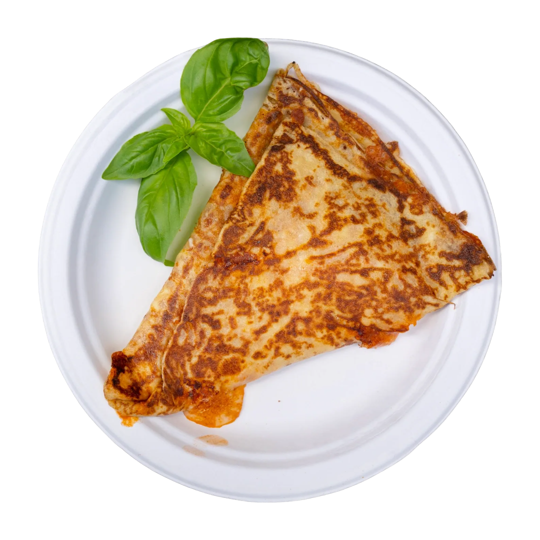 Cheese Pizza Crepe - Gotta B Crepes